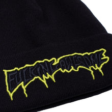 Load image into Gallery viewer, Fucking Awesome Running Logo Cuff Beanie - Black