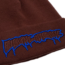 Load image into Gallery viewer, Fucking Awesome Running Logo Cuff Beanie - Brown