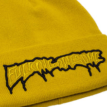 Load image into Gallery viewer, Fucking Awesome Running Logo Cuff Beanie - Mustard