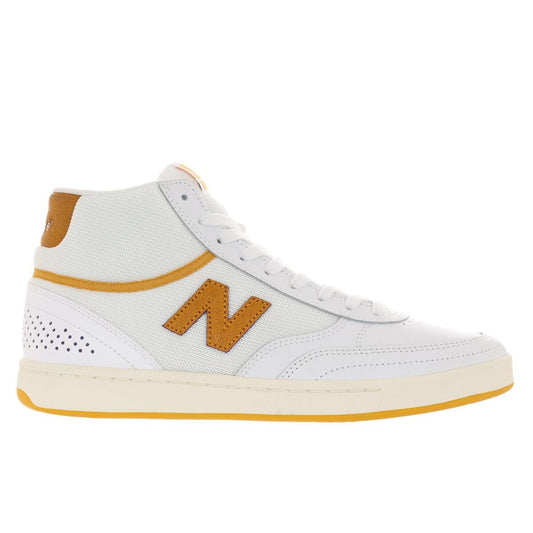 New Balance Numeric 440 Hi White Yellow Shoes
