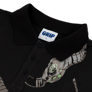 CLASSIC GRIP I DON'T HAVE TIME POLO - BLACK