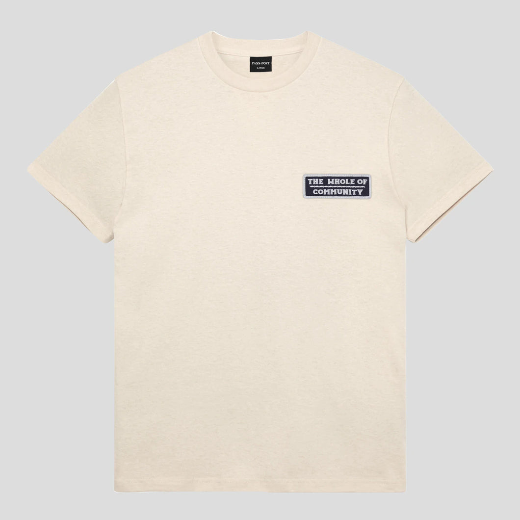PASSPORT WHOLE OF COMMUNITY TEE - NATURAL