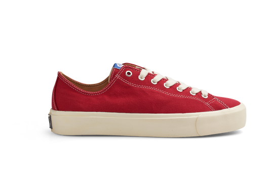 LAST RESORT AB VM003 CANVAS LO CLASSIC RED WHITE SHOES