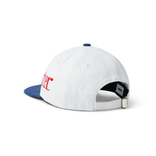 Load image into Gallery viewer, BUTTER GOODS DISCOVERY 6 PANEL CAP - WHITE/NAVY