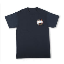 Load image into Gallery viewer, HOPPS SUN LOGO ABSTRACT TEE - NAVY