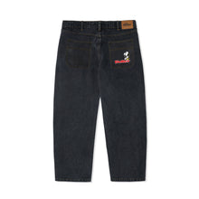 Load image into Gallery viewer, BUTTER GOODS X PEANUTS JAZZ DENIM JEANS - WASHED BLACK
