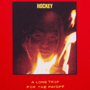HOCKEY LONG TRIP TEE - RED