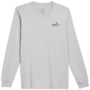 adidas Mettz The Steps Long Sleeve T-Shirt - Light Solid Grey / Multicolor