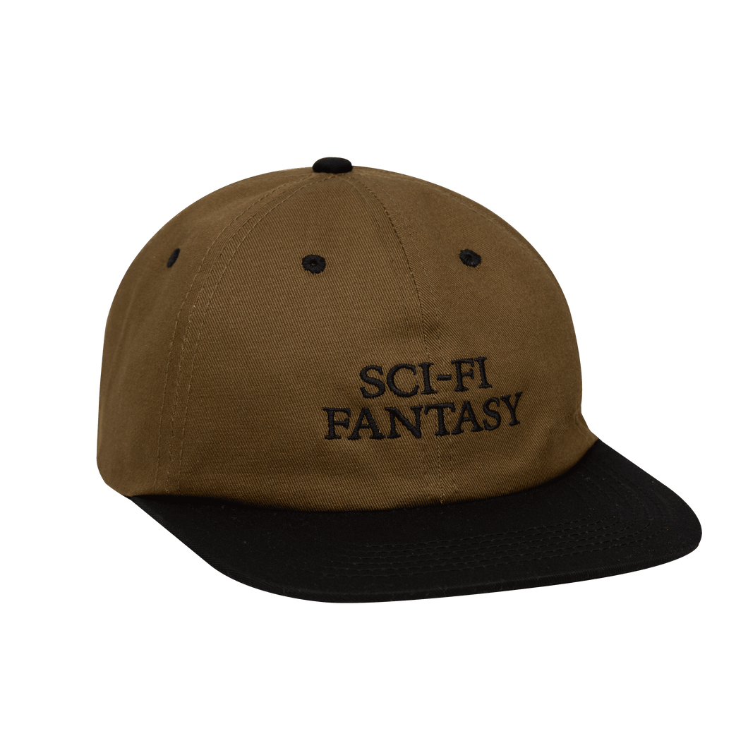 SCI-FI FANTASY LOGO HAT - OLIVE/BLACK