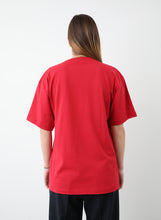 Load image into Gallery viewer, PACCBET SMALL LOGO T-SHIRT KNIT - DARK RED
