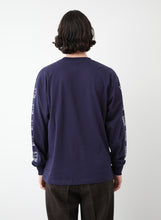Load image into Gallery viewer, PACCBET LS SMALL LOGO T-SHIRT KNIT - NAVY