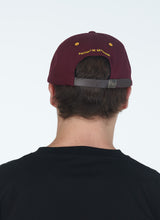 Load image into Gallery viewer, PACCBET 5-Panel Logo Cap - Dark Red