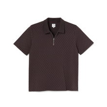 Load image into Gallery viewer, POLAR SKATE CO. ZIP POLO SHIRT - BORDEAUX