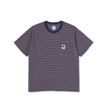 Load image into Gallery viewer, POLAR SKATE CO STRIPE POCKET TEE - NAVY
