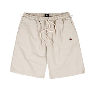 MAGENTA RIPSTOP LOOSE LONG SHORTS - SAND