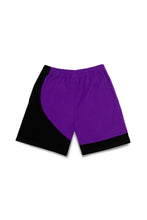 Load image into Gallery viewer, QUARTERSNACKS HOUSE SHORTS - BLACK/PURPLE
