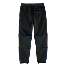 Load image into Gallery viewer, adidas Tyshawn Velour Tracksuit Bottoms - Black / Blue Bird / Matte Gold