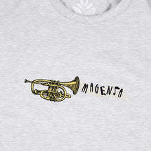 Load image into Gallery viewer, MAGENTA TRUMPET TEE - ASH