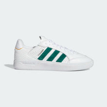 Load image into Gallery viewer, adidas Skateboarding Tyshawn Low Shoes - Cloud White / Collegiate Green / Gold Metallic