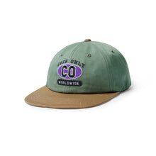 Load image into Gallery viewer, Cash Only Team 6 Panel Cap - Sage/Brown
