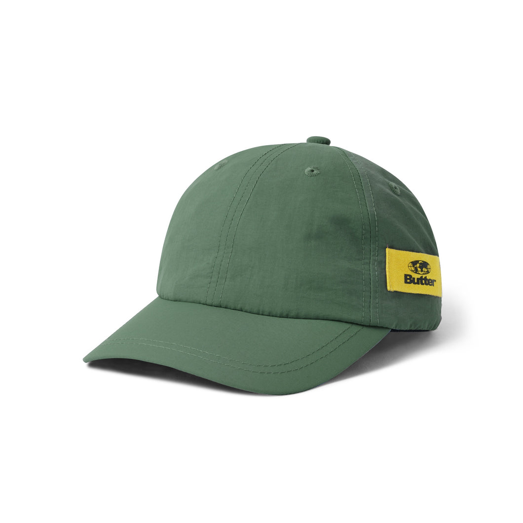 BUTTER GOODS TRAVEL 6 PANEL CAP - ARMY