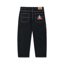 Load image into Gallery viewer, BUTTER GOODS WORLD PEACE DENIM JEANS - WASHED BLACK