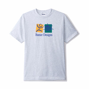 BUTTER GOODS DISCOVERY TEE - ASH GREY