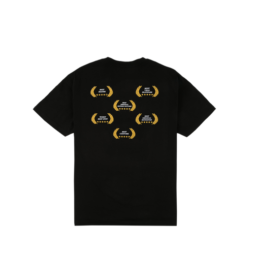 Quartersnacks X Classic Grip Winner T-Shirt - Black