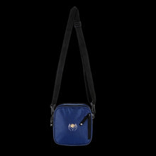 Load image into Gallery viewer, Magenta Handplant Pouch Bag - Petrol Blue